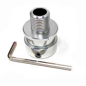 Universal Shift Knob Adapter m16mm x 1.5 fits threadless shift arms Boot Groove