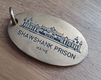 Shawshank redemption solid brass antique Keychain