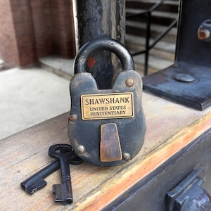 Shawshank Prison Antique Lock Movie Prop