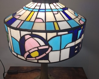 Taco Bell Lamp -- Tiffany Style Desk Lamp 90s Nostalgia