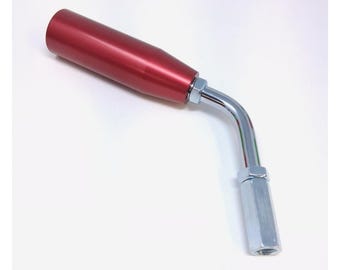 Red Roadway Style Cat Paw Shifter 1/2-13 thread peterbilt kenworth mack