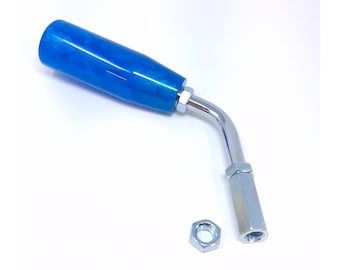 Blue Roadway Style Cat Paw Shifter 1/2-13 thread peterbilt kenworth mack