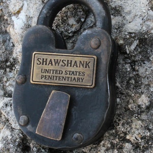 Shawshank Prison Antique Lock Movie Prop image 2