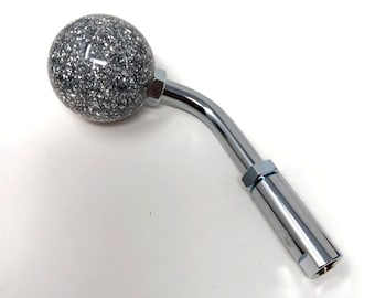 metal flake Ball Swirl semi truck shift knob kenworth peterbilt. 1/2 - 13