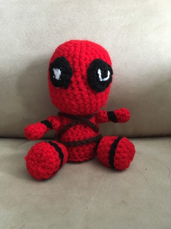 crochet deadpool doll