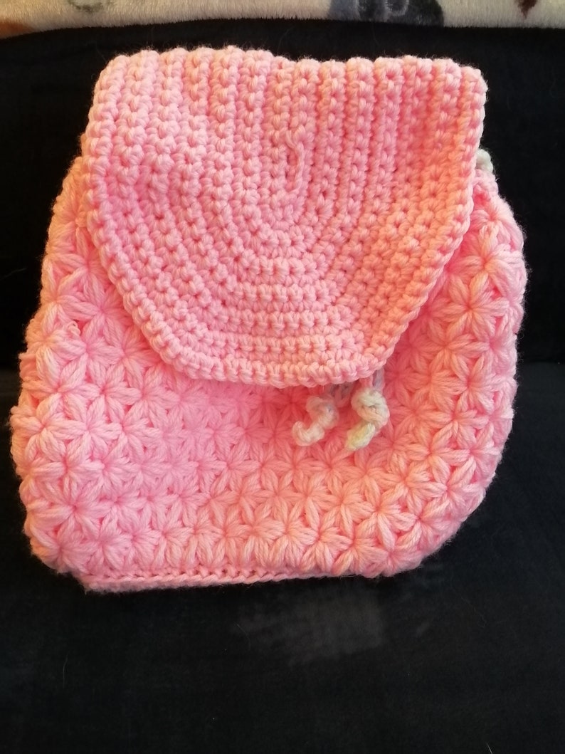 crochet small backpack