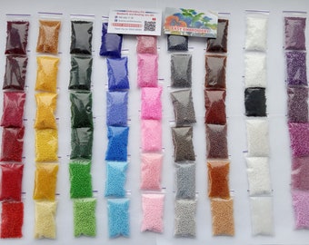 10/0 Seed Beads 54 colors 540 grams Beading DIY kit Czech Beads Preciosa