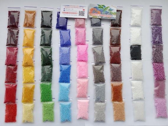 10/0 Seed Beads 54 colors 540 grams Beading DIY kit Czech Beads Preciosa