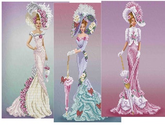 Bead Embroidery Kit Lady, Needlepoint Beaded Stitching DIY Picture Madam, Stamped canvas painting kit Queen