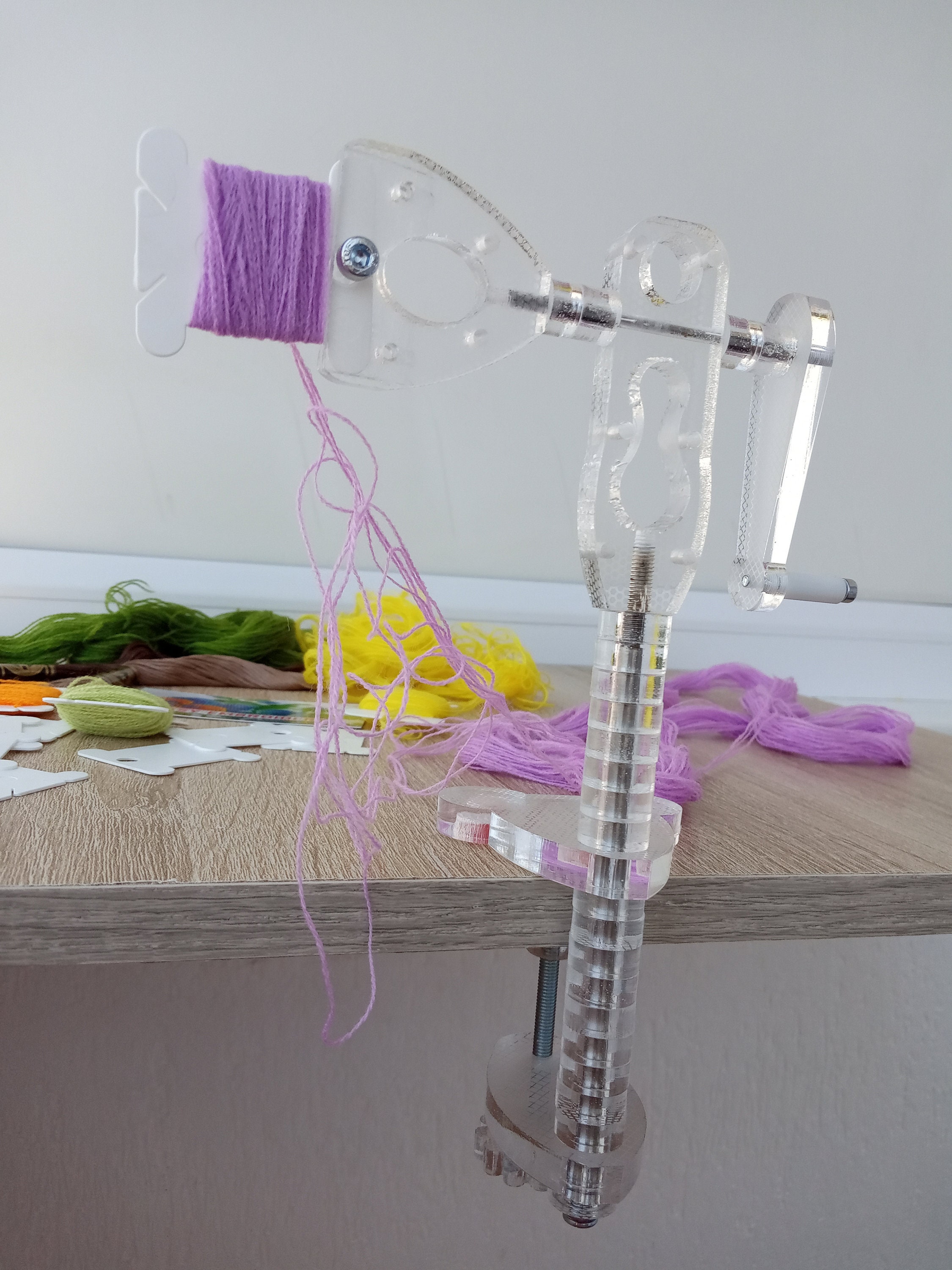 Bobbin Winder for Thread 20 Plastic Bobbins Spinning Etsy