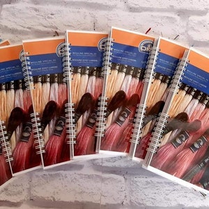 DMC-Farbkarte mit echtem Faden 498-Farben