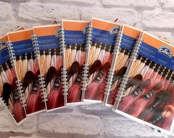 Tabla de colores DMC con hilo real, 498 colores, muestras, nuevos colores incluidos.