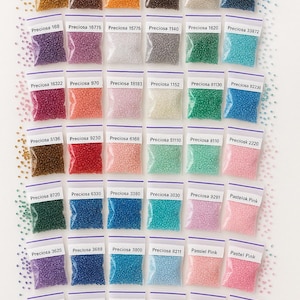 Kit fai da te di perline Preciosa da 200 colori, per gioielli, ricamo, perline, perline ceche di alta qualità 10/0