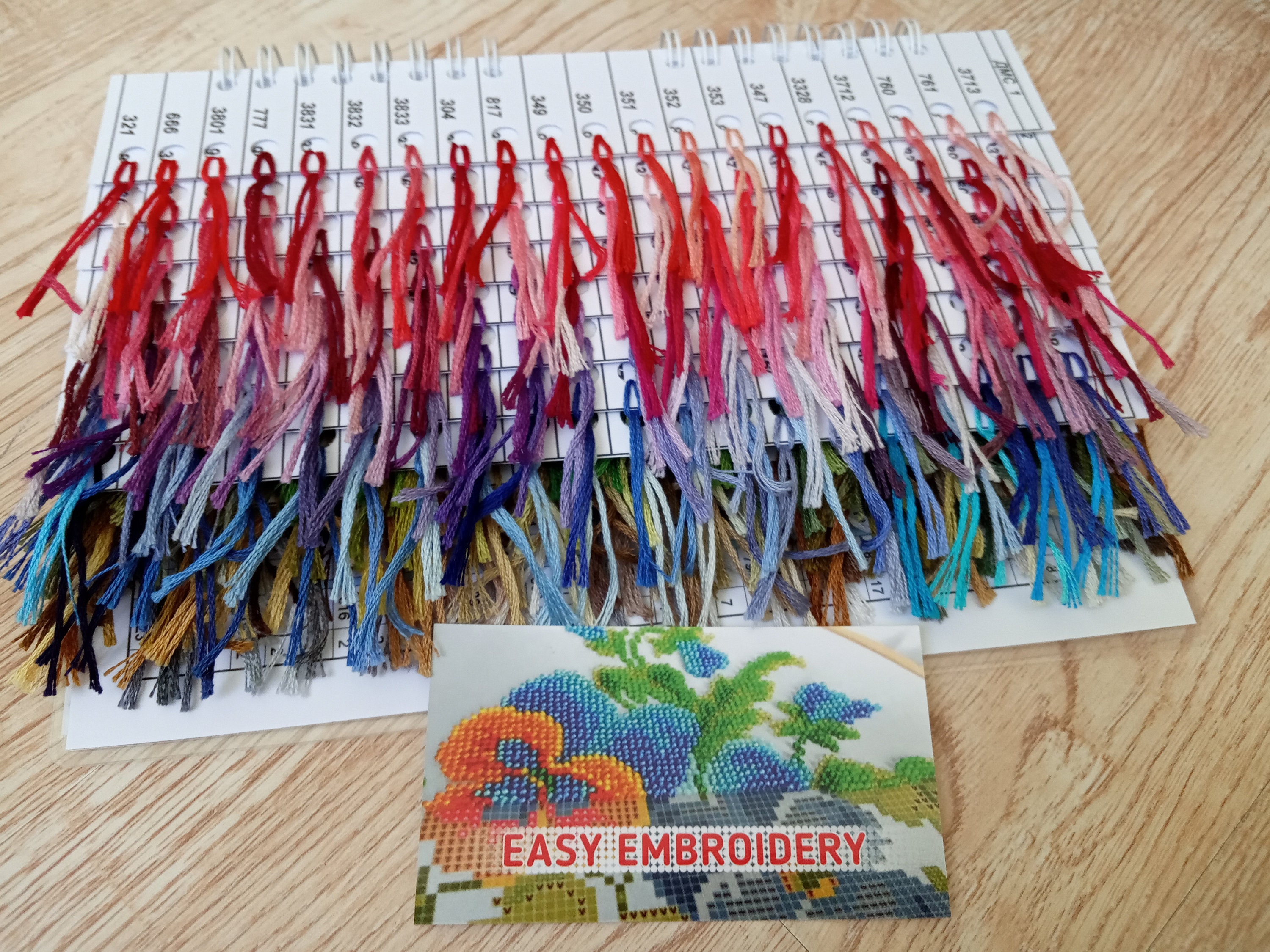 DMC True Colour Thread Charts – DMC Six-strand Embroidery Floss