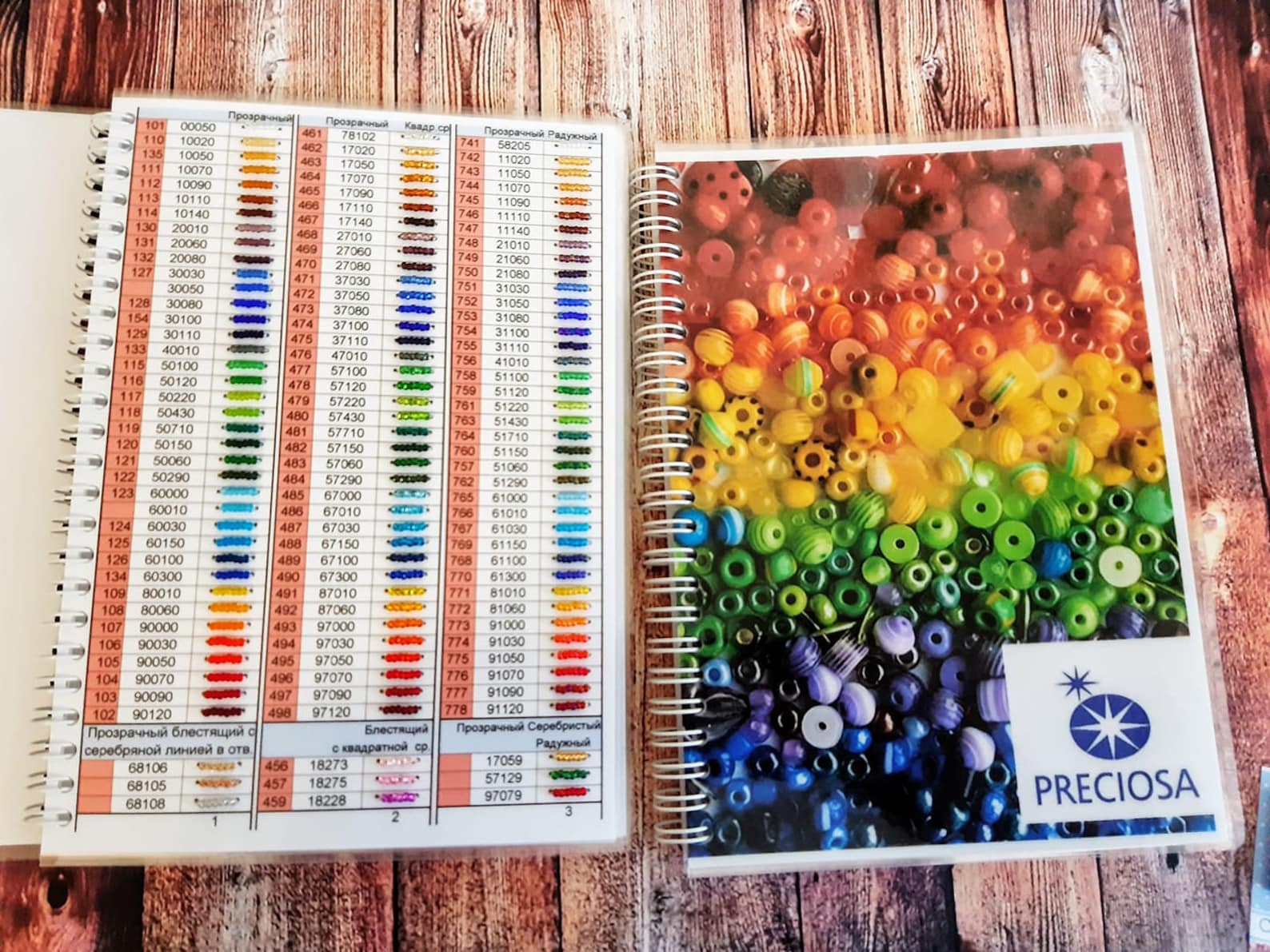 Color Chart Beads Preciosa 10/0 Seed Beads Sample Color Card - Etsy