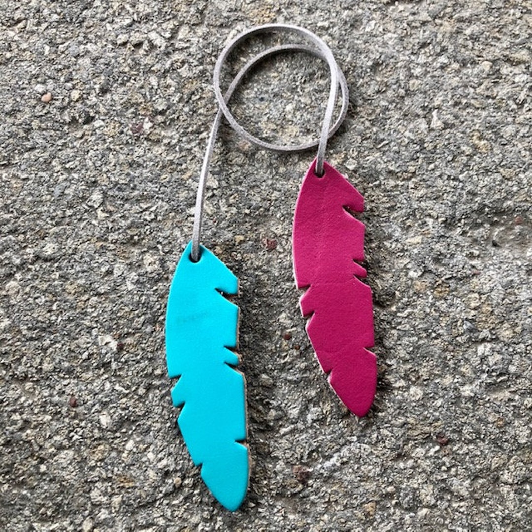 Double Feather Air Flair Leather Car Air Freshener Etsy