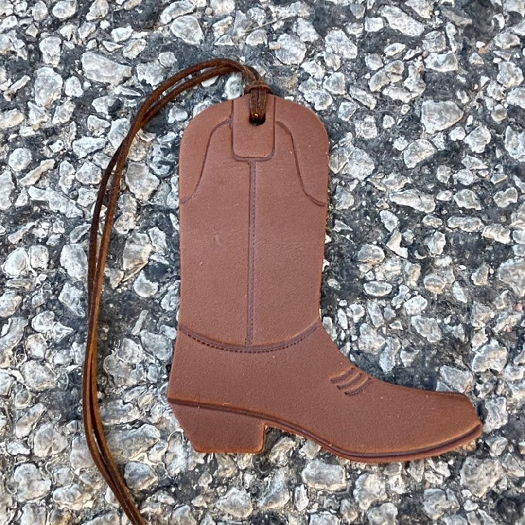 Boot Air Flair Leather Car Air Freshener Etsy