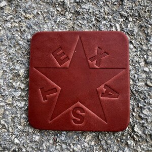 Vintage Texas Flag coaster