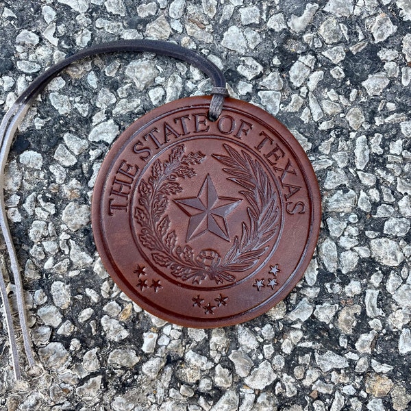 State Seal Air Flair - Leather Air Freshener