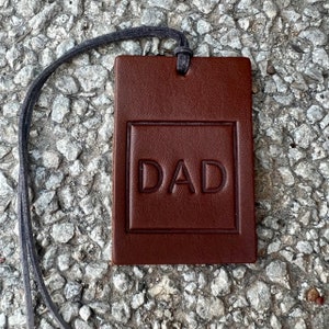 Dad Air Flair - Leather Car Air Freshener