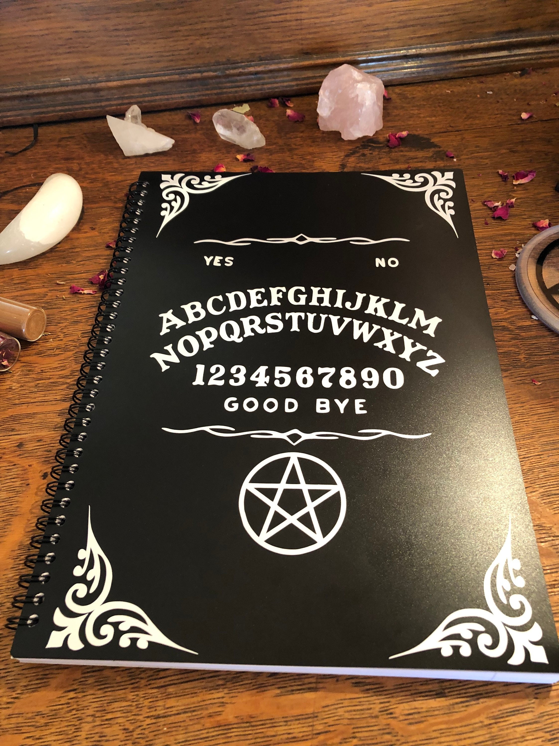 A4 lined notebook gothic notebook goth goth gifts Etsy