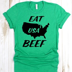 Eat USA Beef # DIGITAL DOWNLOAD Ai - Eps - Png - Dxf - Svg