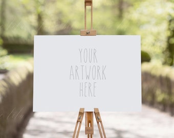 Download Sign Mockup, Poster Mockup, Easel Mockup | Wedding Sign ...