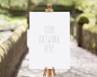 Download Wedding Table Plan Mockup | Sign Stock Photo | Sign Mockup, Poster Mockup, Easel Mockup | A1, A2 ...