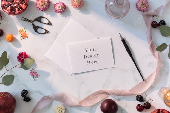 Card Mockup Instant Download Styled Stock Photo Card Mockup Instant Download Styled Stock Photo
