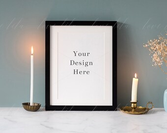 Download Minimalist Frame Mockup Black Frame Mockup Vertical Frame Stock Photo A4 12x8 With Mount Digital Download Jpeg Png Psd Plain T Shirt Mockup Psd All Free Mockups PSD Mockup Templates