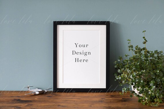 Download Minimalist Frame Mockup Black Frame Mockup Vertical Frame ...
