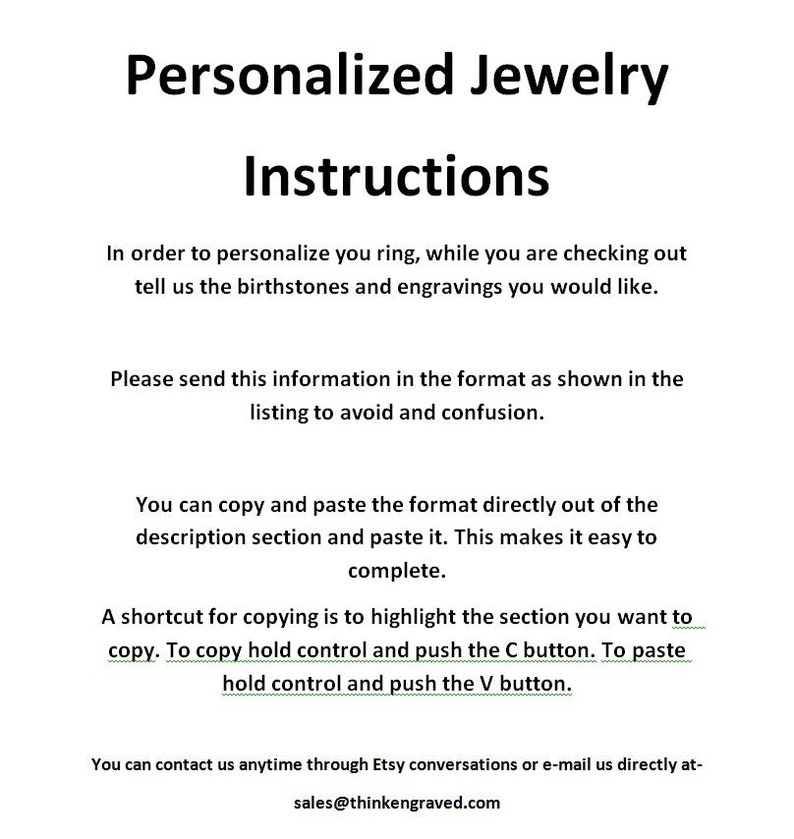 Mothers Ring 2 Stone Personalized Engraved 2 Birthstone Circled Hearts