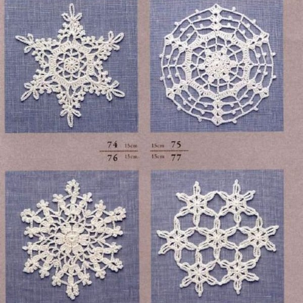 77 CROCHET LACE PATTERN-“Select Collection”- Craft E-book #66.Crochet Rose,Pinapple,Crystal of Snow.Granny,Hexagon,Circle