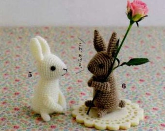 35 AMIGURUMI CROCHET PATTERN-“Amigurumi  Forest Animals”-Craft E-Book #42.Two Instant Download Pdf files.Crochet toy,animal,doll.