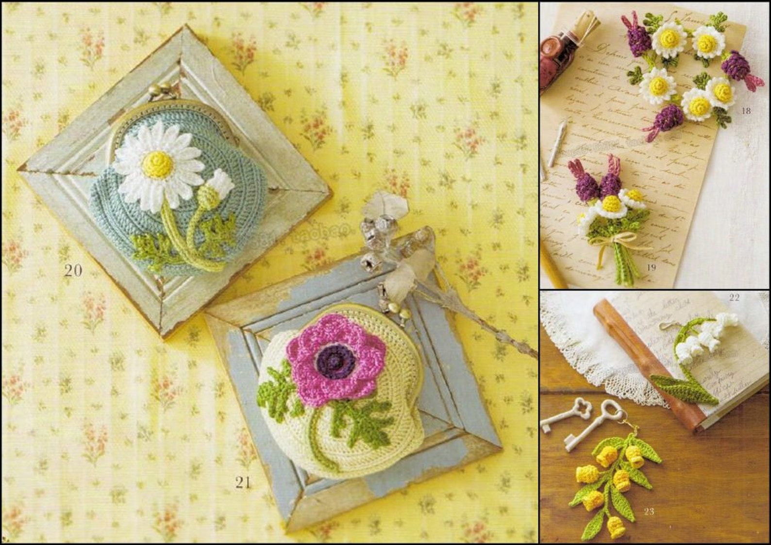 50 CROCHET EMBROIDERY THREAD Patternbotanical Itemcraft Etsy