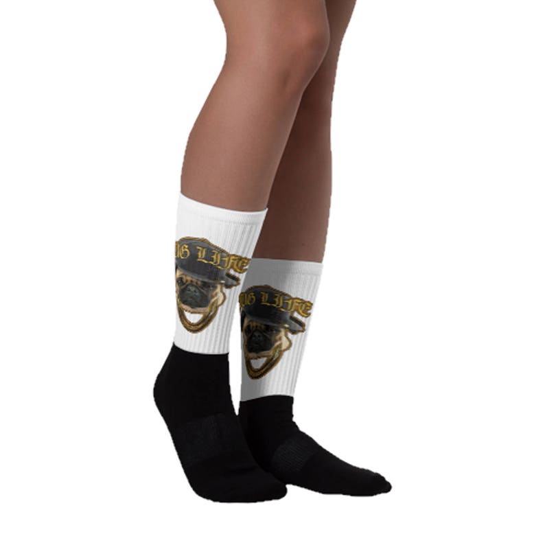 Custom Socks Trendy Socks, Gift Socks Unique Socks Dog Socks Funny Socks Cute Socks Pug Life Socks Pug Socks