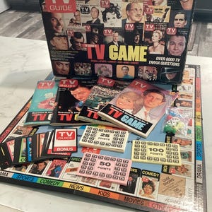 Vintage Board Game 1984 TV Guide Trivia Game English Edition Complete & Original