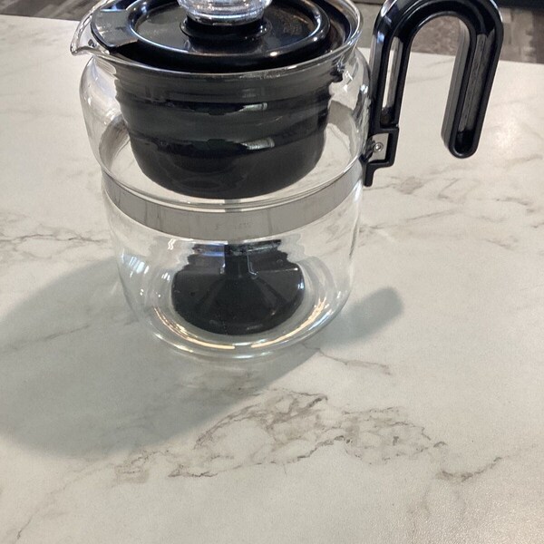 Vintage Gemco Brand Stove Top Coffee Percolator 6 Cups