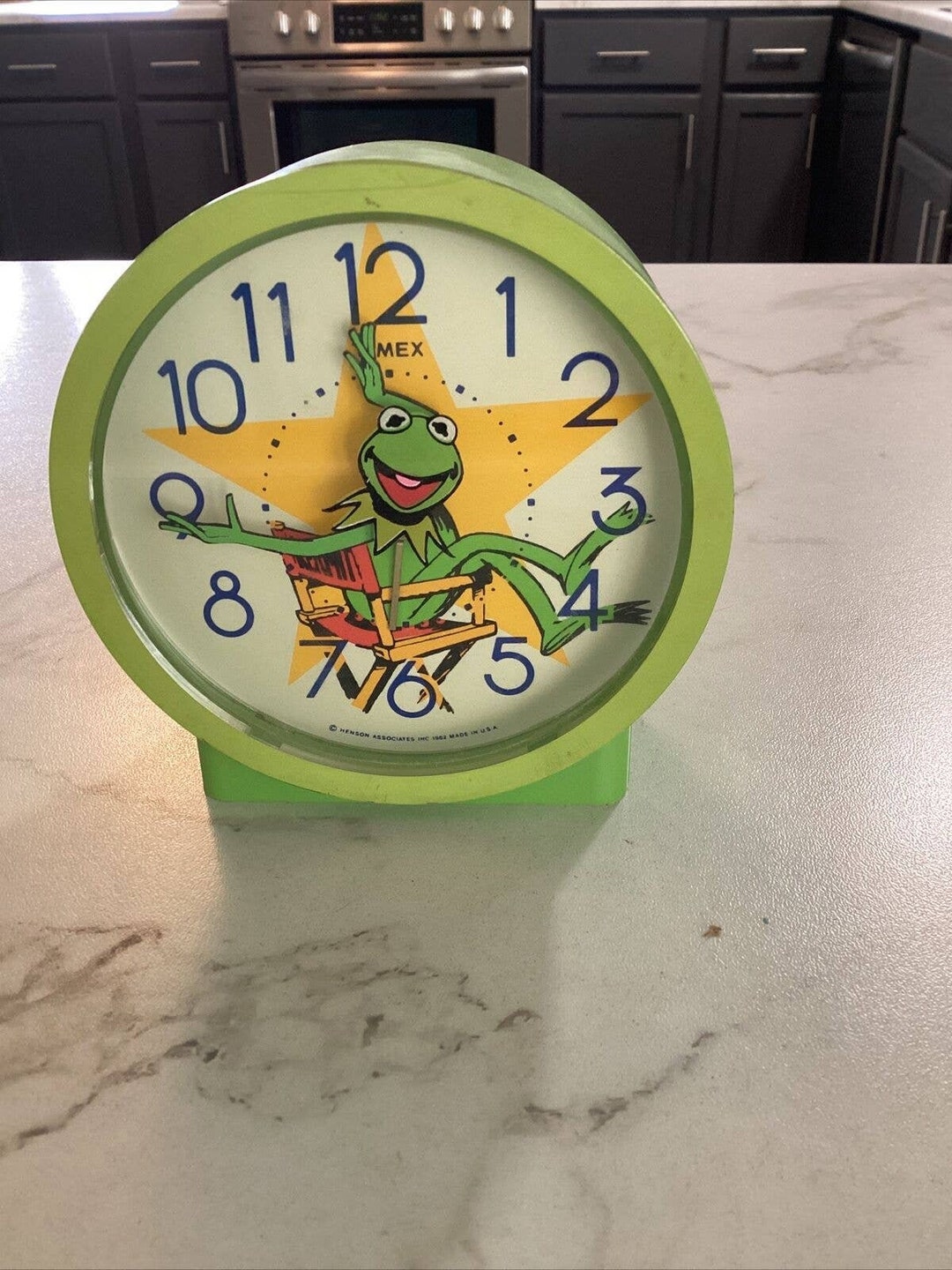 Vintage 1982 Muppet Kermit the Frog Wind UP Timex Alarm Clock Etsy