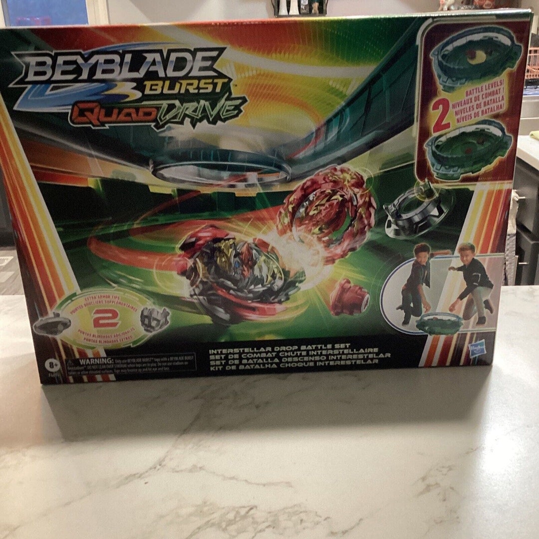 Beyblade Burst Set Stadium 2 Beyblade Burst Quaddrive Cosmic Vector ...