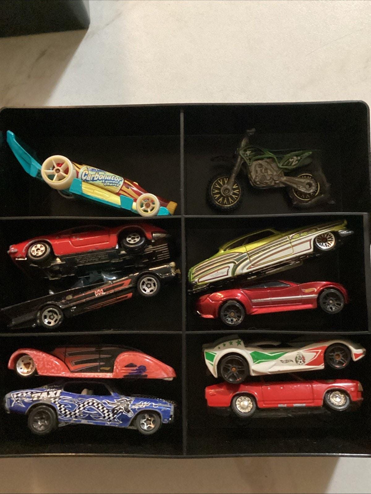 ホットウィール　ミニカーキャリー ホットウィール 6台入りキャリーケース（車付き）5個セット - Etsy 日本