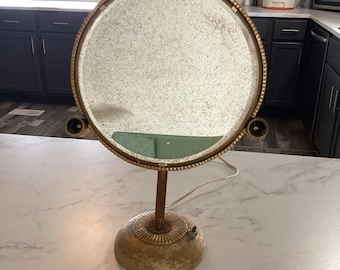 Vintage 1940s Jolle Vanity Mirror Light Up TESTED 14” Tall