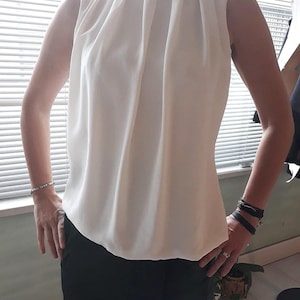 Neue Bluse aus Bio-Seidenkrepp