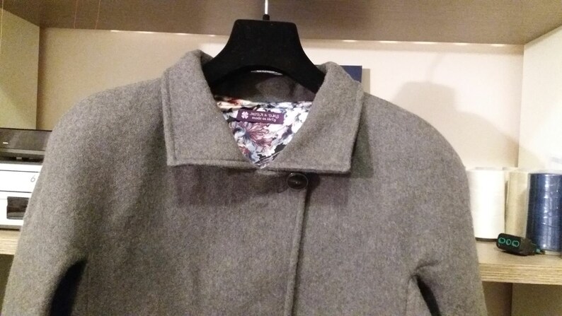 Pure virgin wool jacket with silk felpata