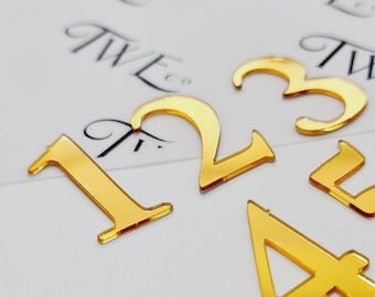 Number Cake Charms Acrylic Cake Topper | Single Numbers Acrylic Cake Toppers | Acrylic Cake Topper | 1,2,3,4,5,6,7,8,9,0,&