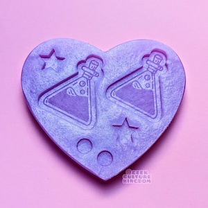 Flask earring mold. Silicone mold for resin crafts and jewellery.