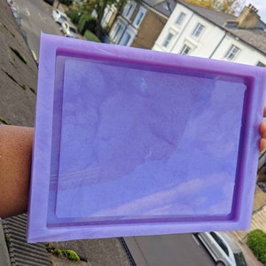 Large rectangle tray mold. Resin crafts rectangular silicone mold.