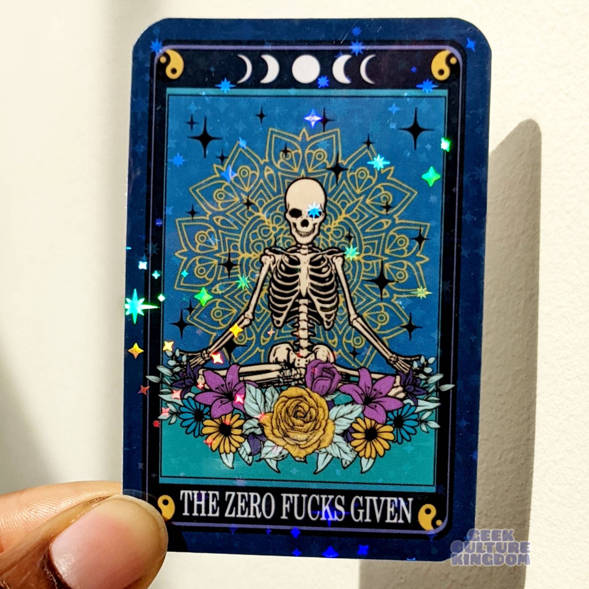 6 Pcs Tarot Card Vinyl Sticker Pack. Holographic Halloween Sticker. - Etsy