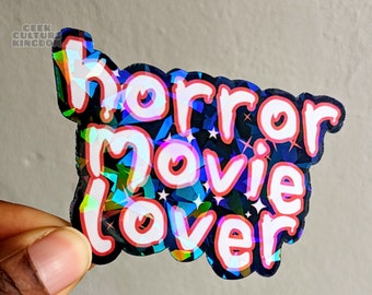 ホラー映画愛好家向けホログラフィックビニールステッカー
