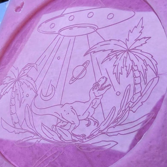 Dino in Space Wall Hanging Mold. Resin Crafts Silicone Mold. Etsy